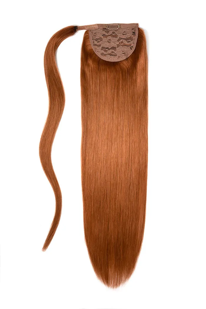 20" Classic Straight Up Wrap Around Ponytail Extension