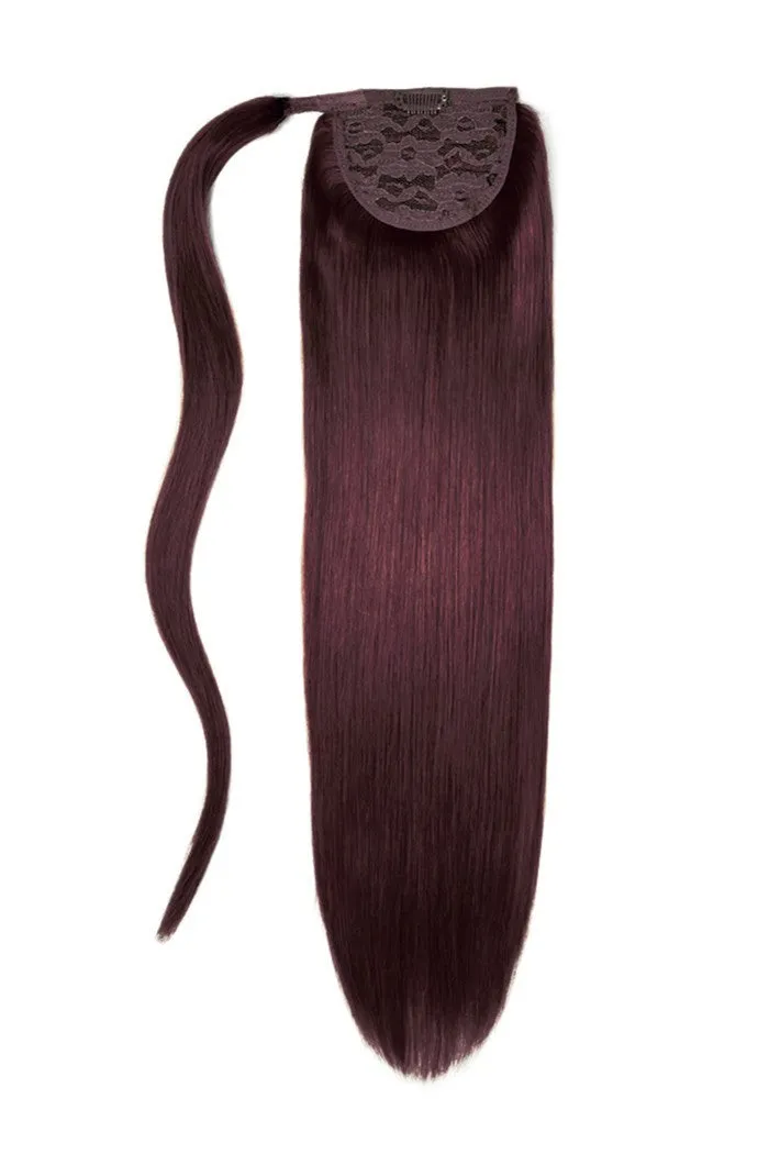 20" Classic Straight Up Wrap Around Ponytail Extension