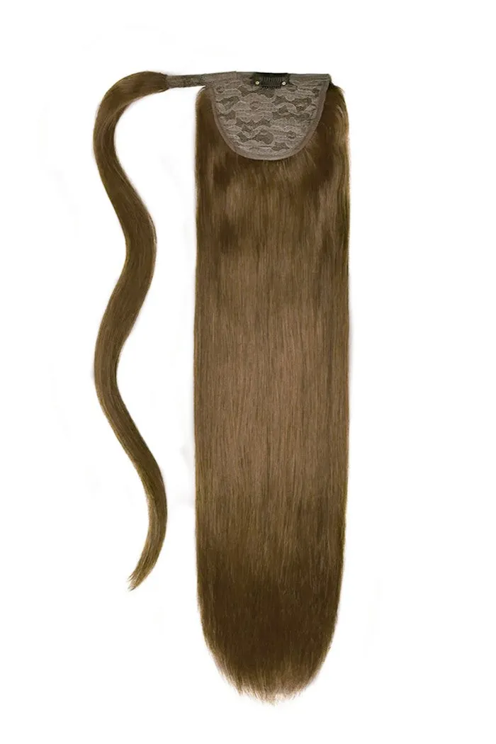 20" Classic Straight Up Wrap Around Ponytail Extension
