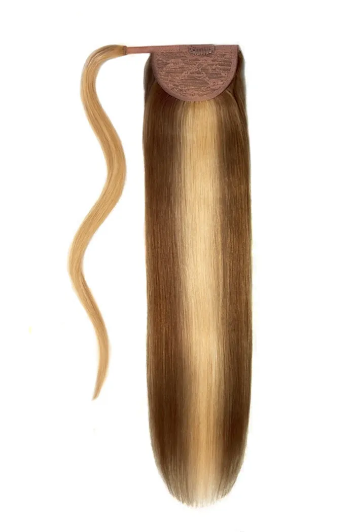 20" Classic Straight Up Wrap Around Ponytail Extension