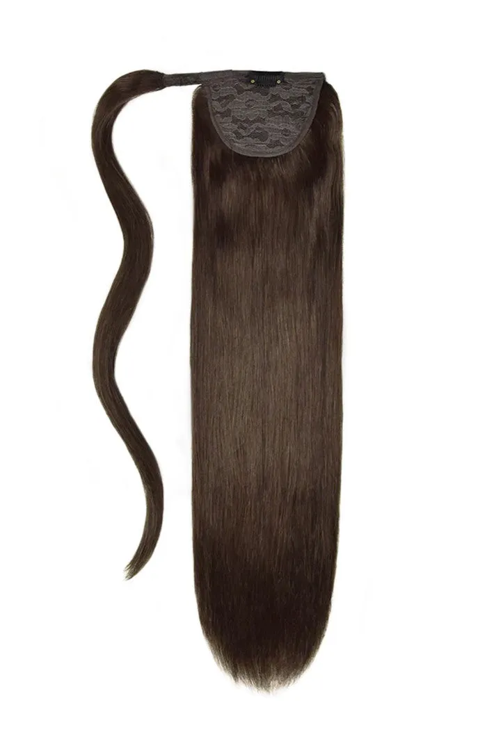 20" Classic Straight Up Wrap Around Ponytail Extension