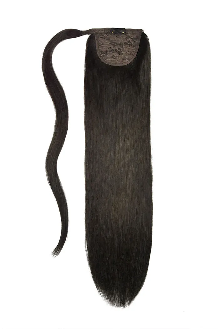 20" Classic Straight Up Wrap Around Ponytail Extension