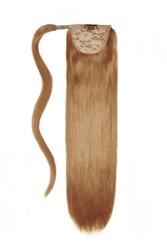 20" Classic Straight Up Wrap Around Ponytail Extension