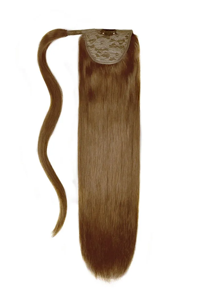 20" Classic Straight Up Wrap Around Ponytail Extension
