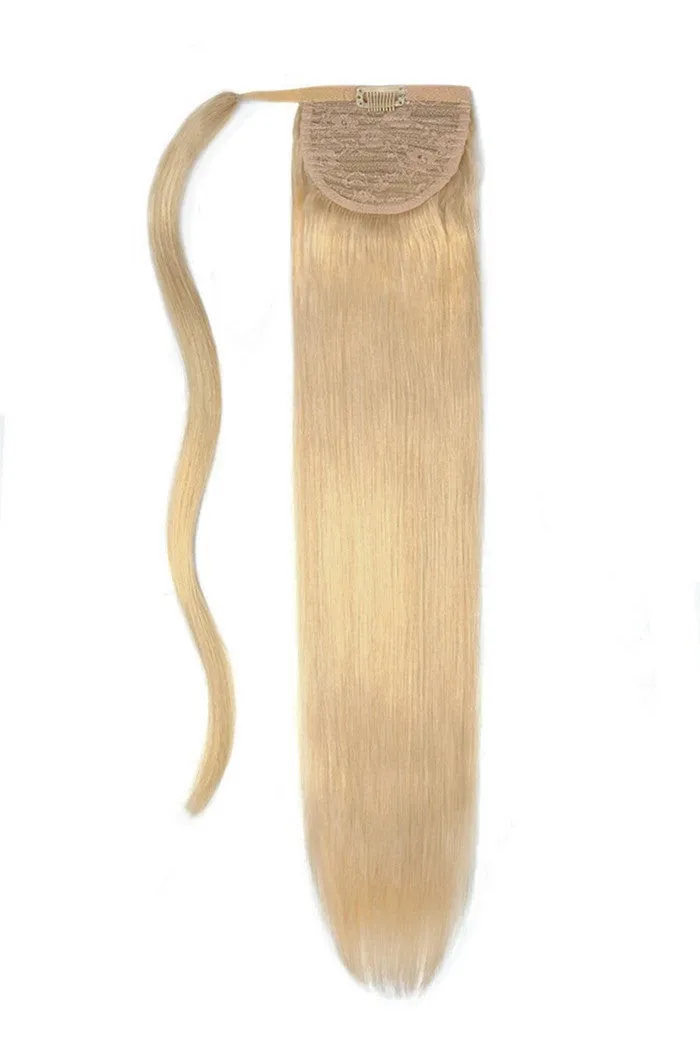 20" Classic Straight Up Wrap Around Ponytail Extension
