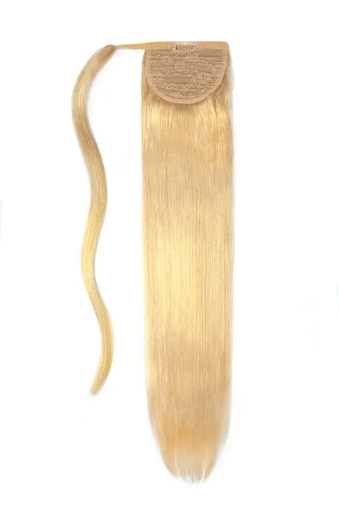 20" Classic Straight Up Wrap Around Ponytail Extension