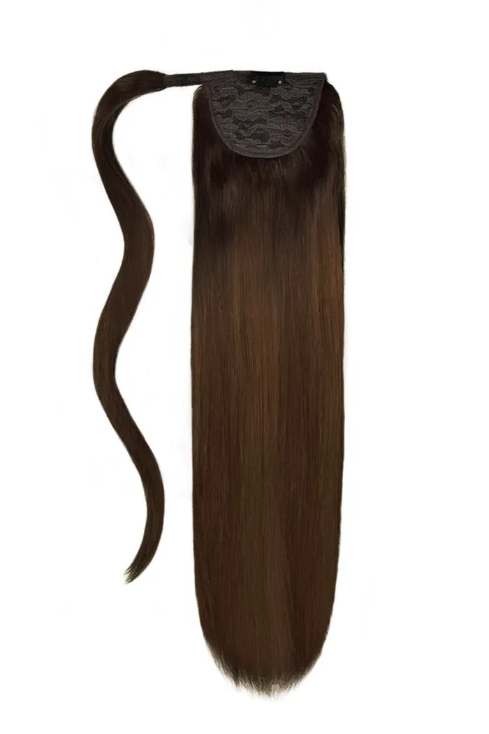 20" Classic Straight Up Wrap Around Ponytail Extension