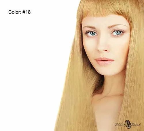 24" Clip In Remy Hair Extensions: Dirty Blonde No. 18