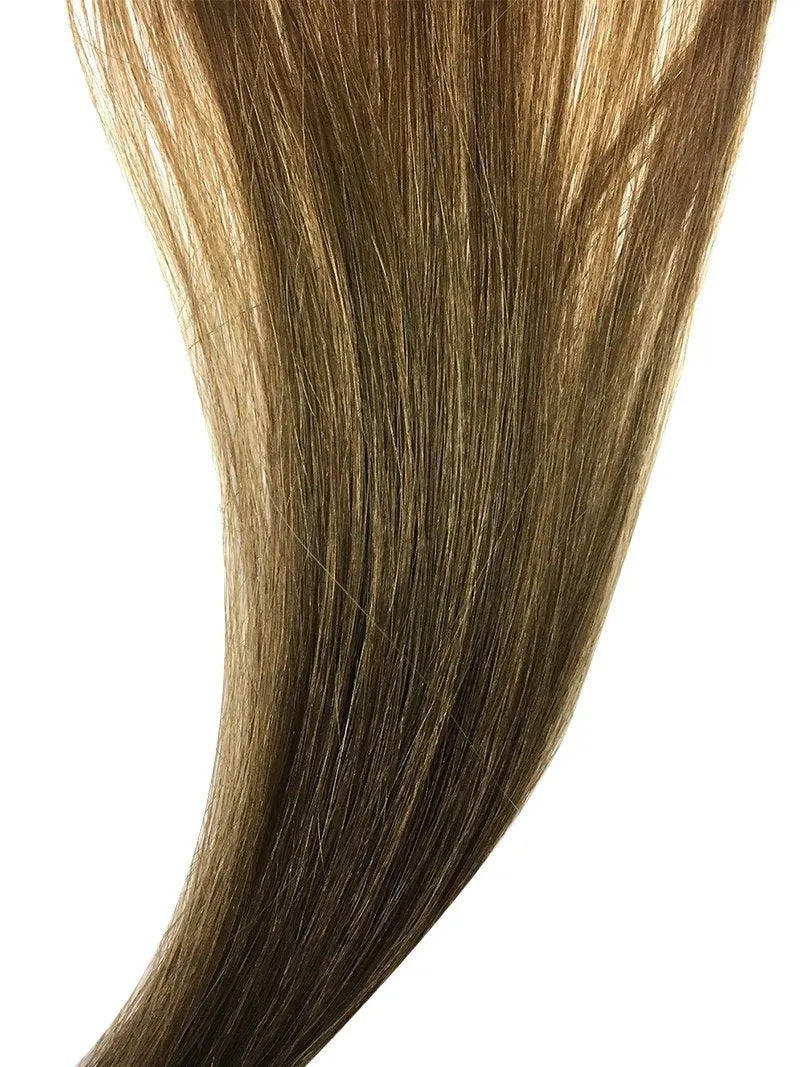 6 Pcs Skin Weft Silky Straight Human Hair Extensions 14"