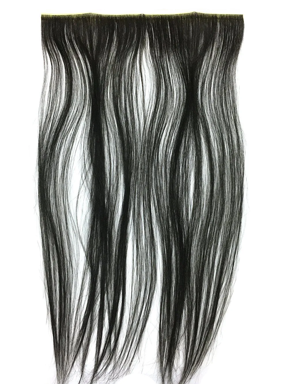 6 Pcs Skin Weft Yaki Straight Human Hair Extensions 18"