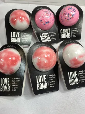 (6a) Da Bomb Fun Size Bath Bomb Cotton Candy & Love Gardenia Fizzier Surprise