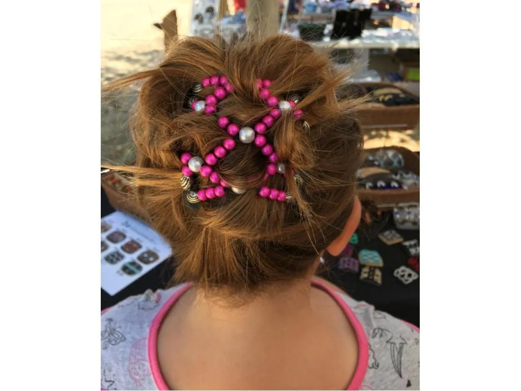 African Butterfly Chameleon Hair Comb - Dupla Black 53