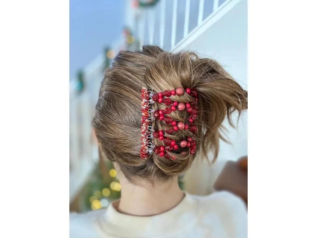 African Butterfly Wire Hair Clip - 9 Tong 603