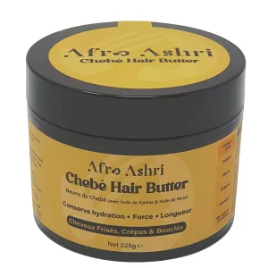 Afro Ashri - Chebé Hair Butter (beurre à base de Chébé, Karkar, Ricin) - 225g