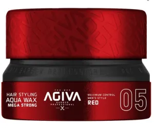 Agiva - Hair Styling Aqua Mega Strong - Cire coiffante "red 05" - 155ml