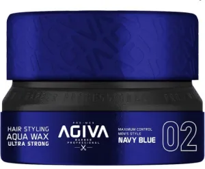 Agiva - Hair Styling Aqua Wax Ultra Strong - Cire coiffante "navy blue 02" - 155ml