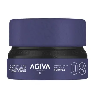 Agiva - Styling Hair Wax Cool Bright - Cire coiffante "purple 08" - 155ml