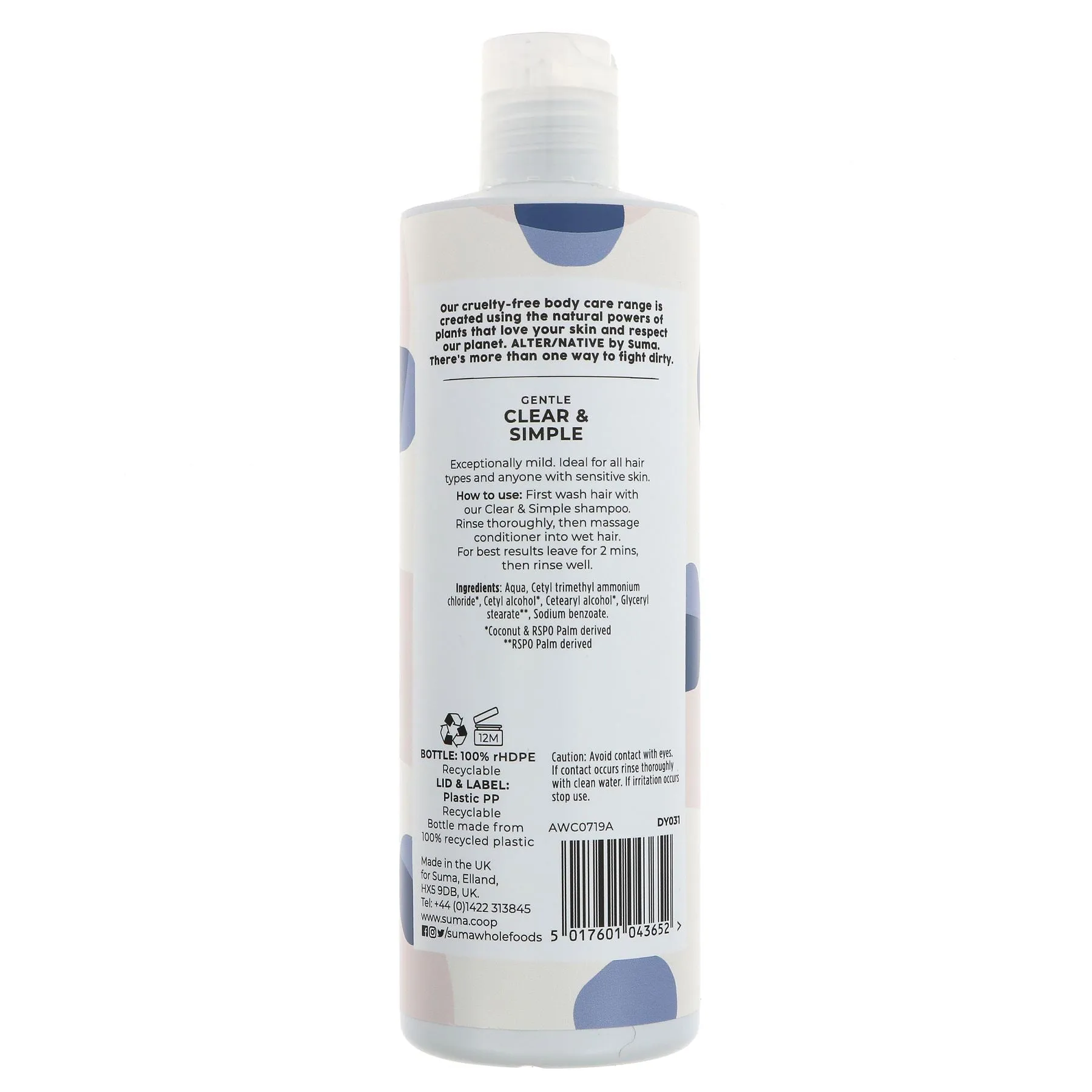 Alter/Native | Conditioner - Clear & Simple - Sensitive/For all hair types | 400ml