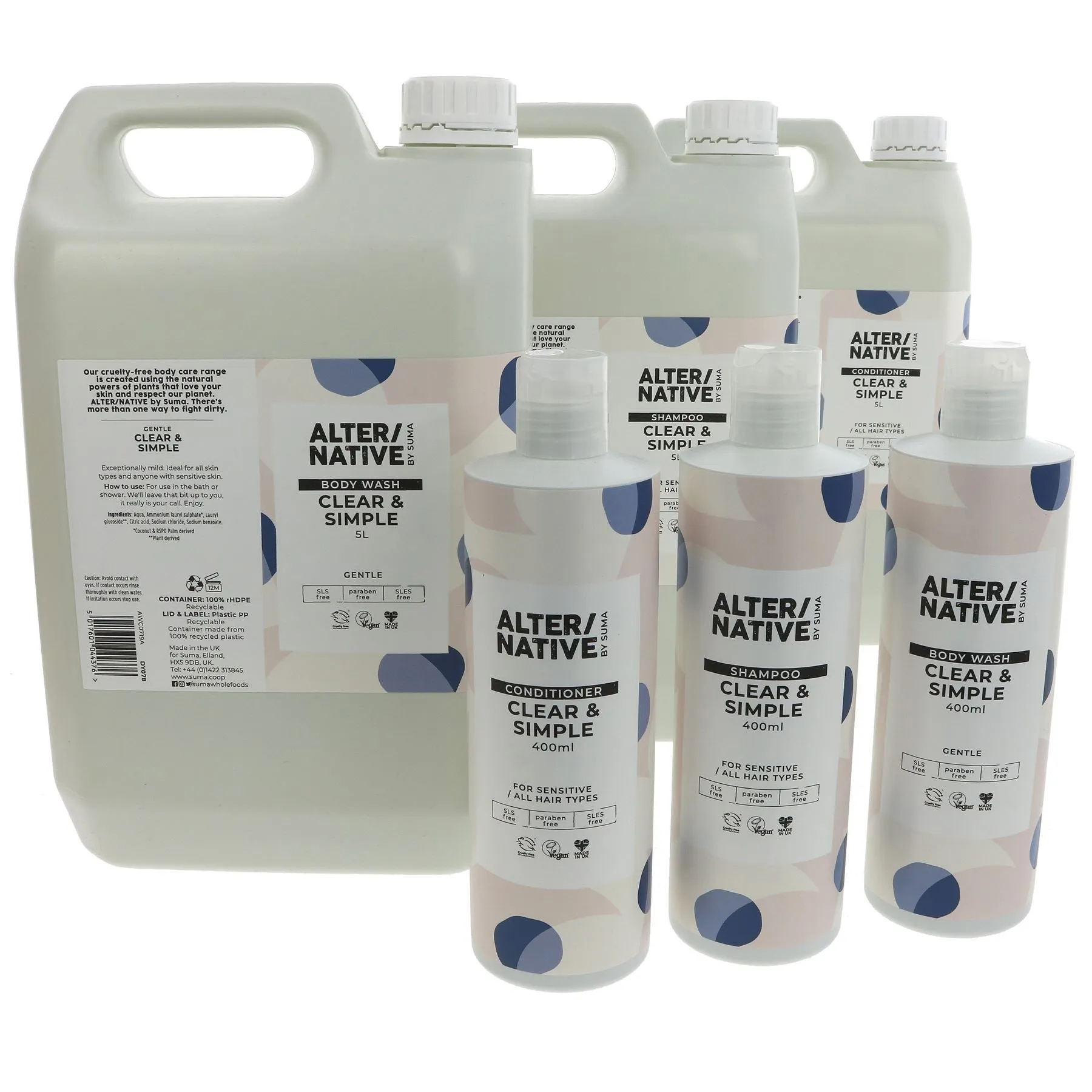 Alter/Native | Conditioner - Clear & Simple - Sensitive/for all hair types | 5l
