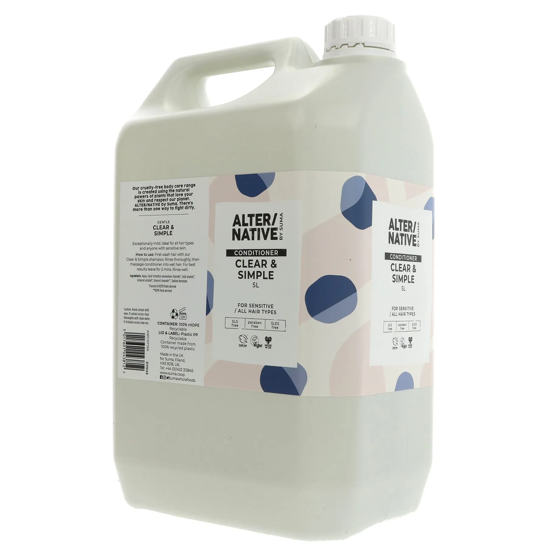 Alter/Native | Conditioner - Clear & Simple - Sensitive/for all hair types | 5l