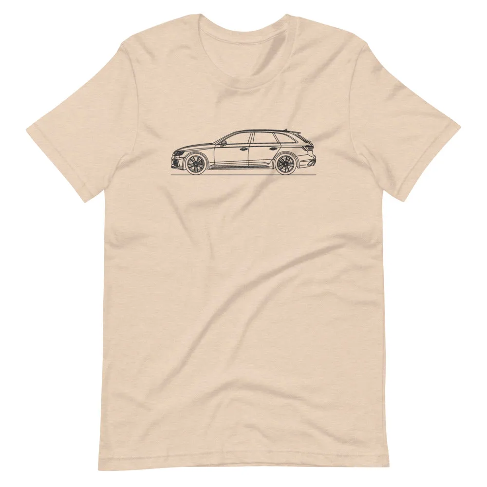 Audi B9 RS4 Avant silhouette T-shirt