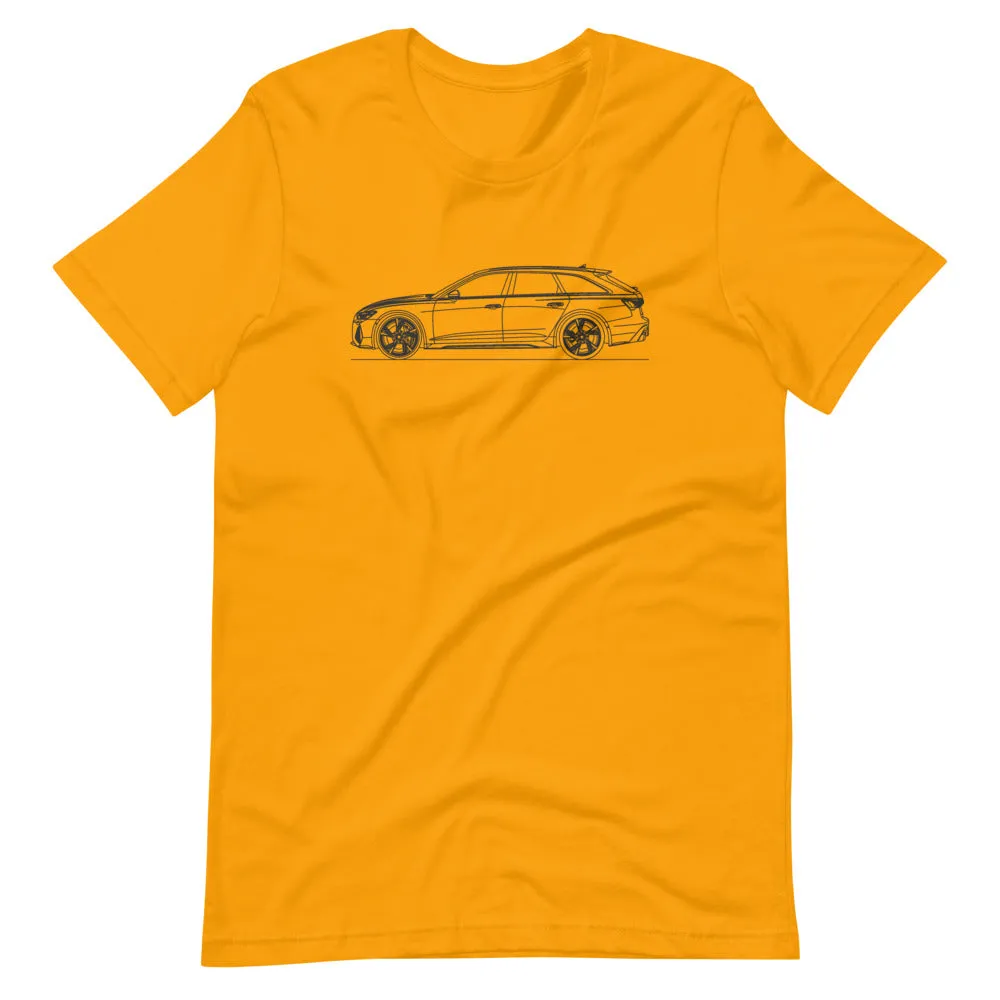Audi C8 RS6 Avant silhouette T-shirt