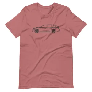 Audi C8 RS6 Avant silhouette T-shirt