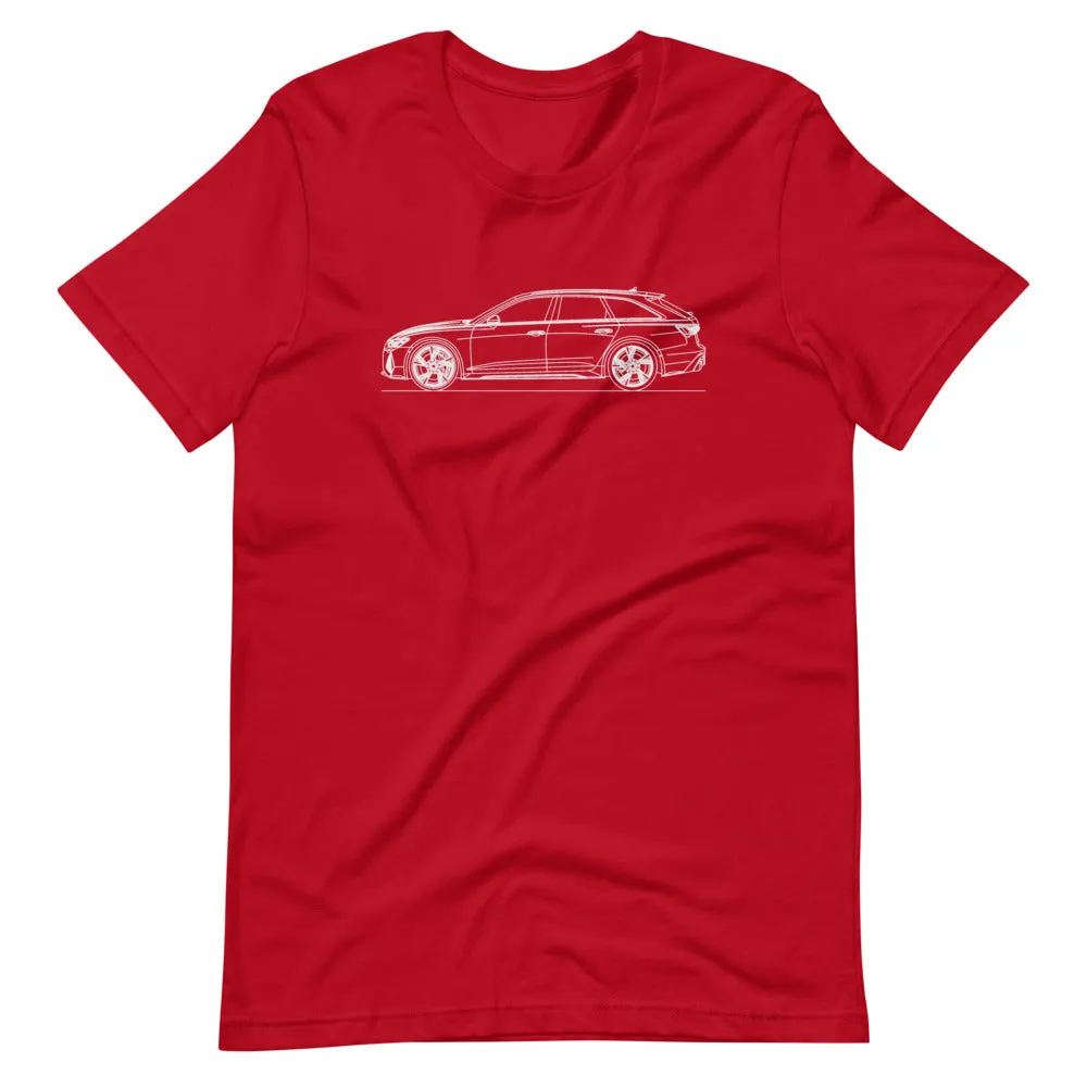Audi C8 RS6 Avant silhouette T-shirt