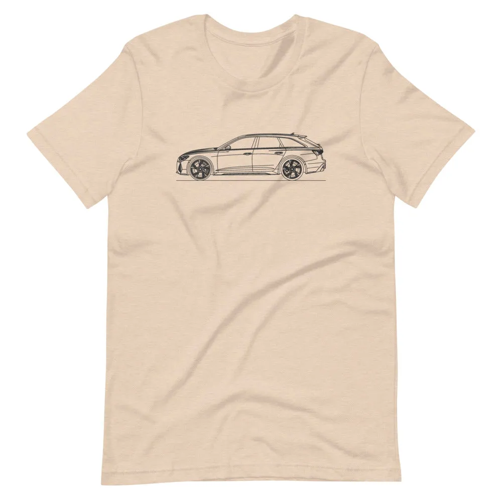 Audi C8 RS6 Avant silhouette T-shirt