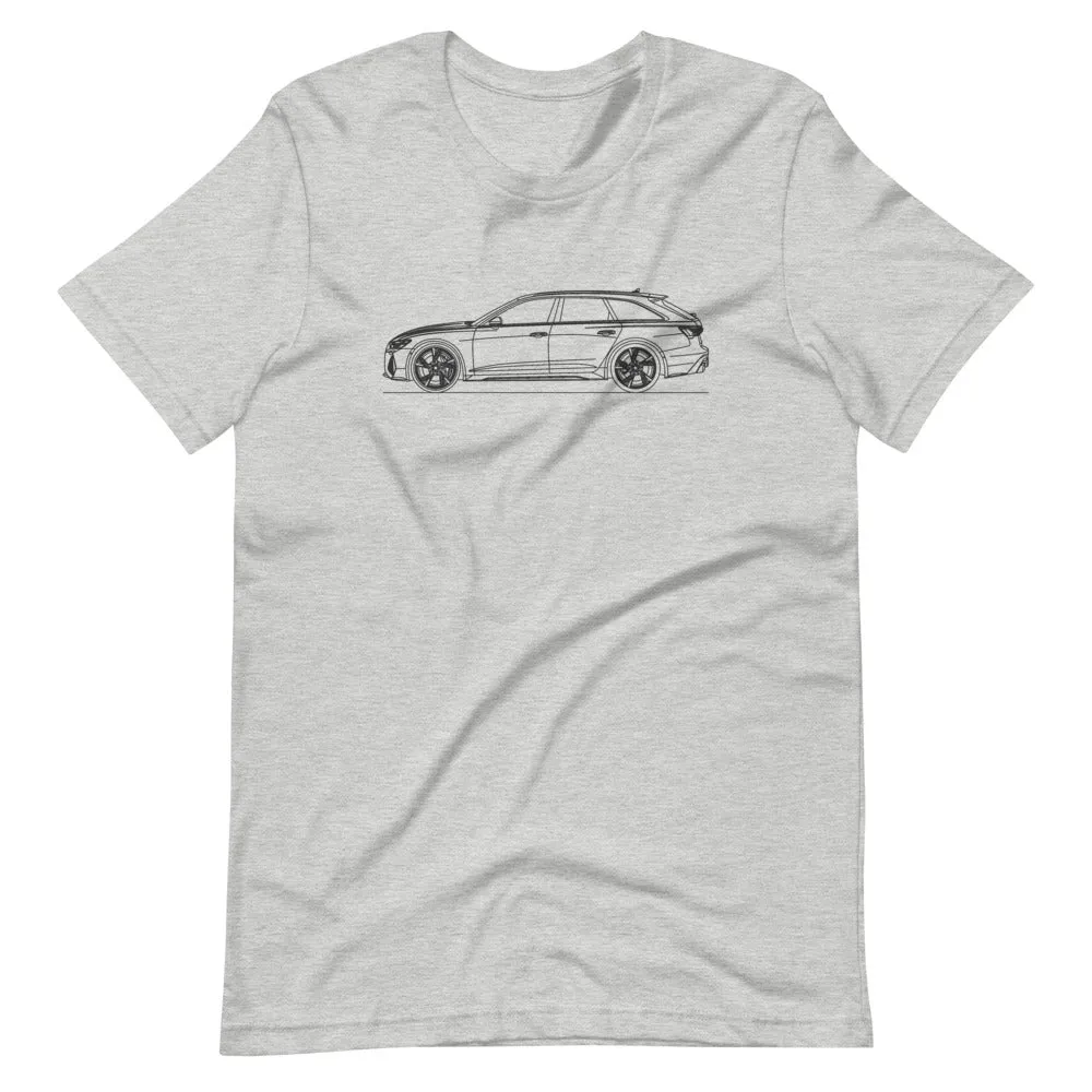 Audi C8 RS6 Avant silhouette T-shirt