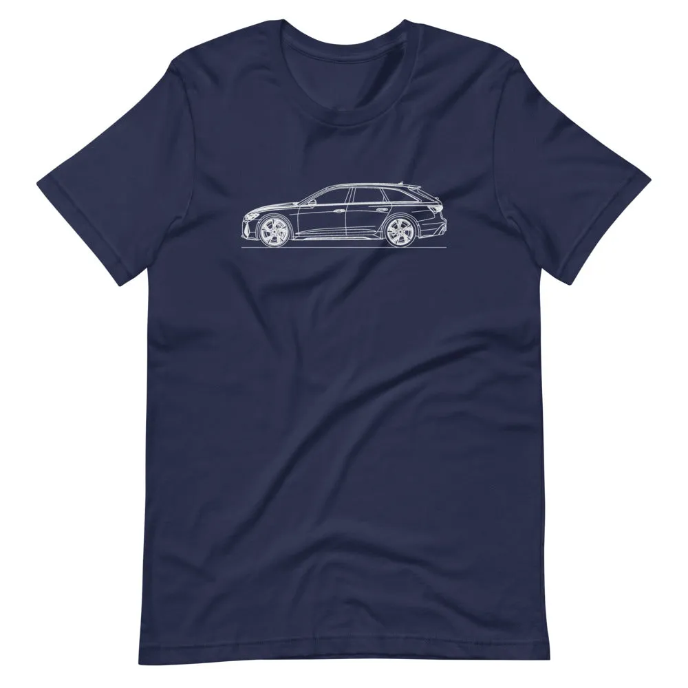 Audi C8 RS6 Avant silhouette T-shirt