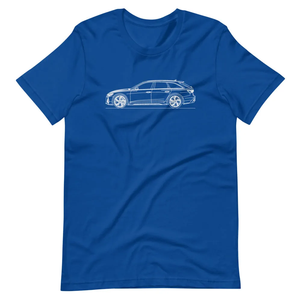Audi C8 RS6 Avant silhouette T-shirt