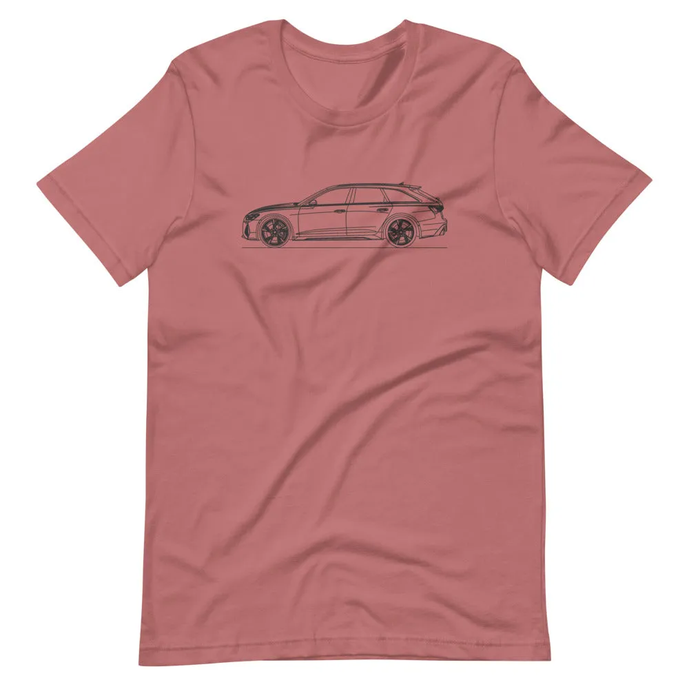 Audi C8 RS6 Avant silhouette T-shirt