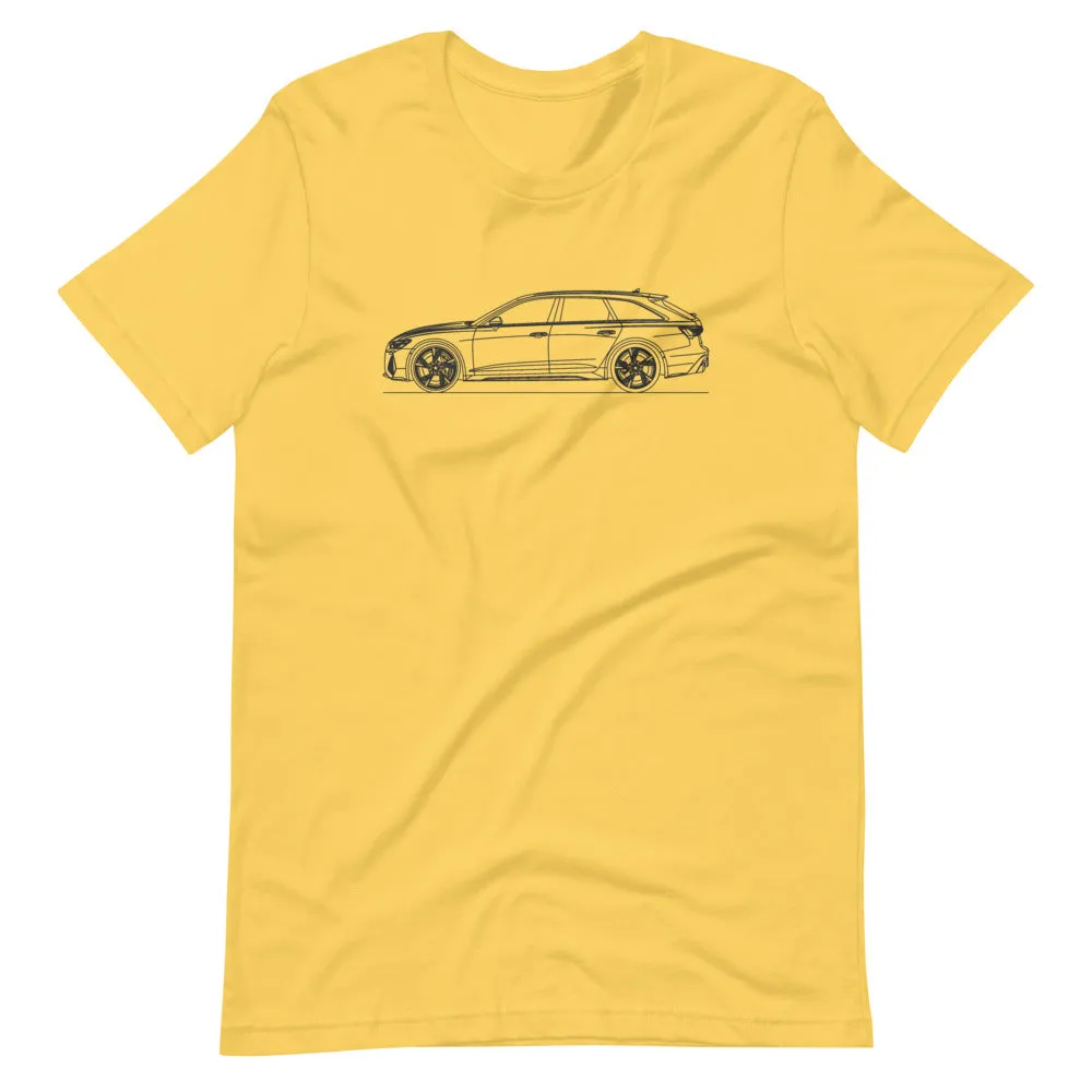 Audi C8 RS6 Avant silhouette T-shirt