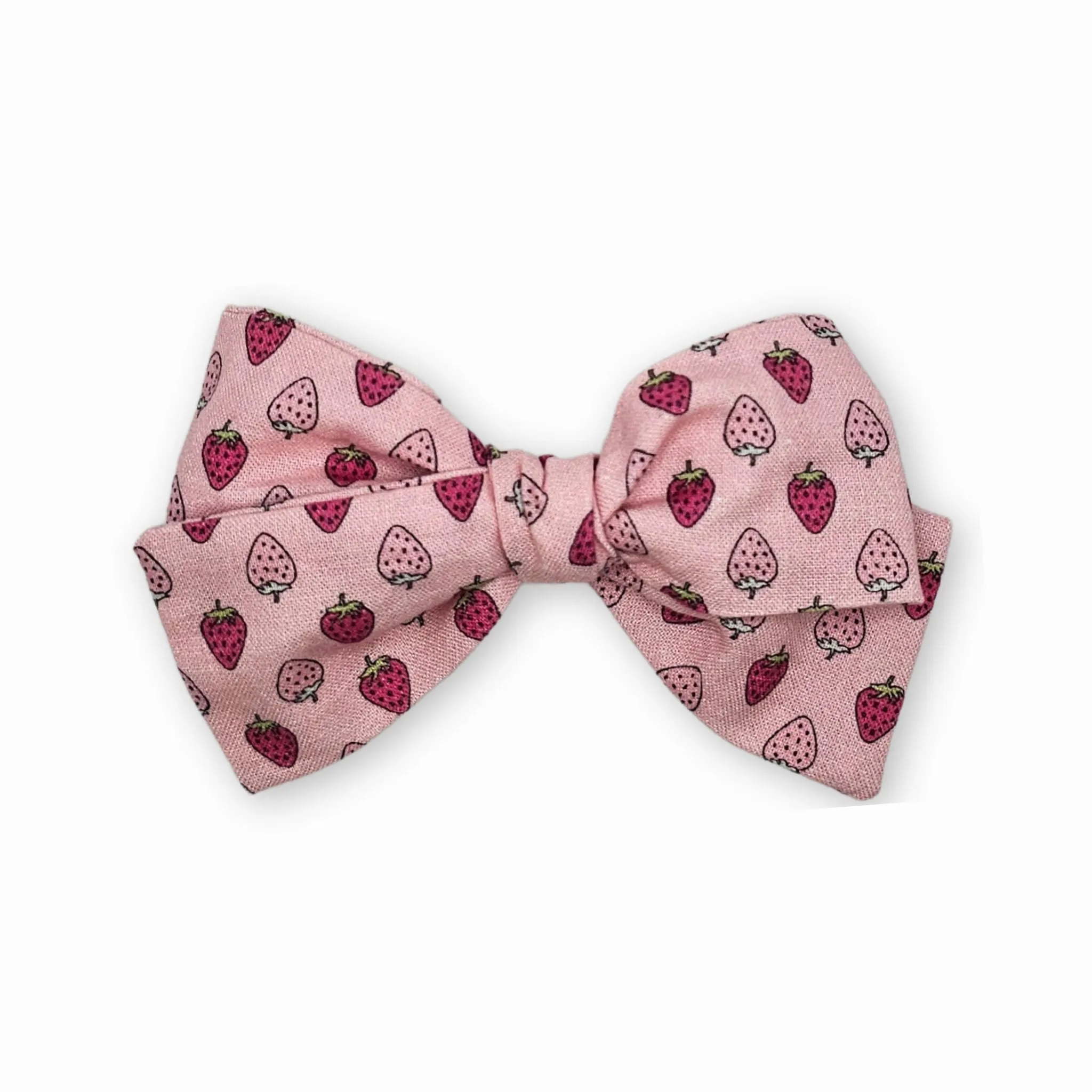 Audrey - Strawberry Hand-Tied Hair Bow