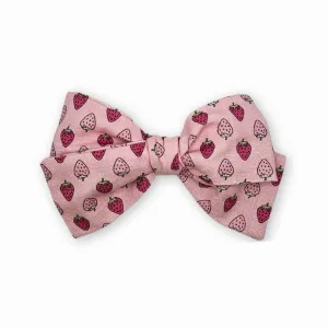 Audrey - Strawberry Hand-Tied Hair Bow