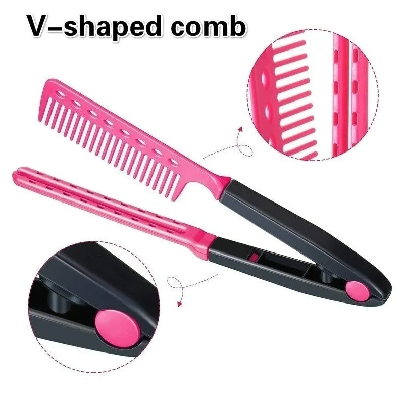 Automatic Release Negative Ions 2 In 1 Hair Straightener And Curler Iron Pro Professional Flat Iron