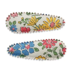 Ava Floral Hair Clip Set