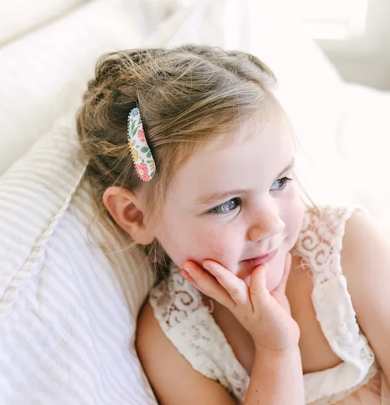 Ava Floral Hair Clip Set