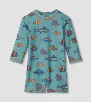 Baby Boys Tropical Fish One-Piece Rashguard