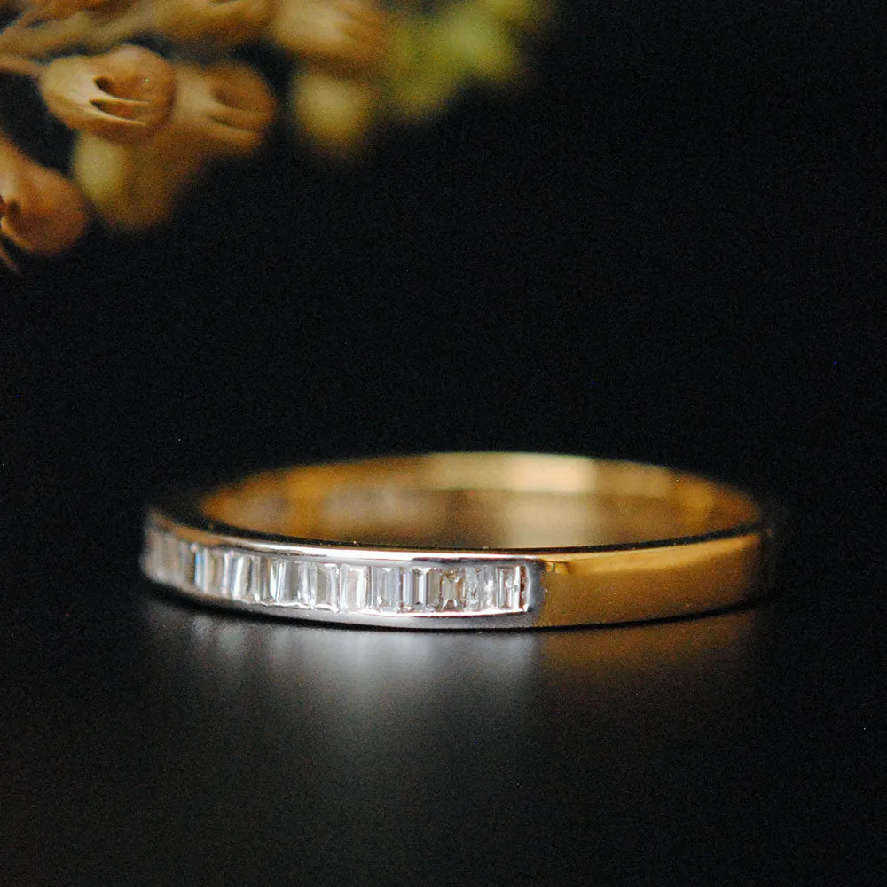 Baguette Diamond Stackable Band