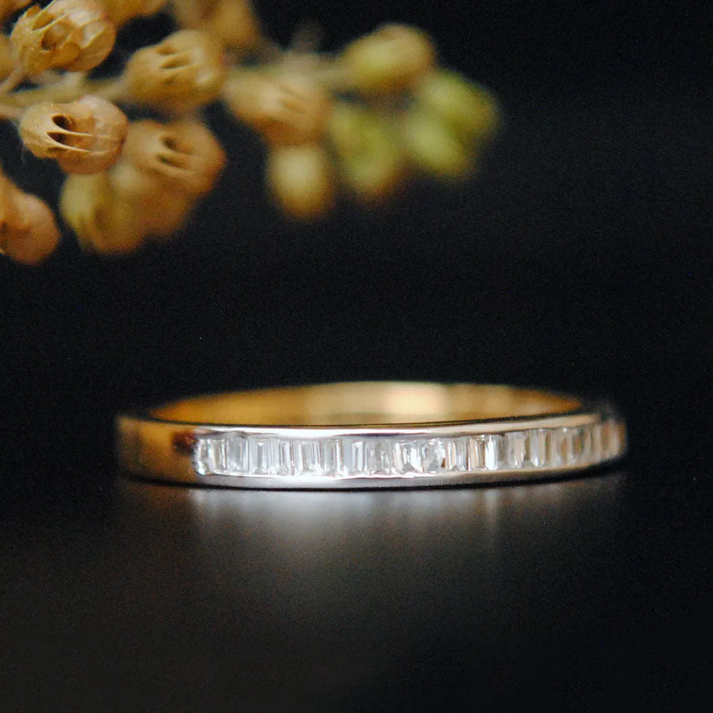 Baguette Diamond Stackable Band