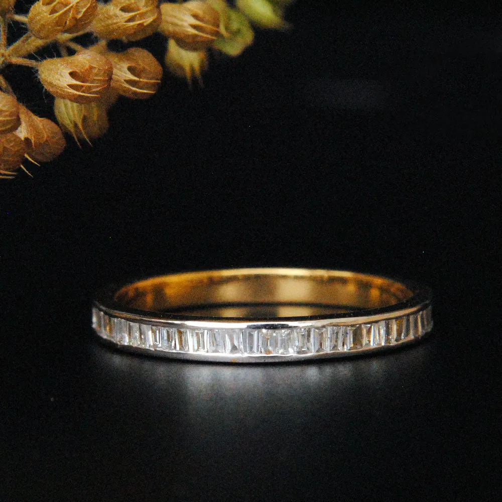 Baguette Diamond Stackable Band