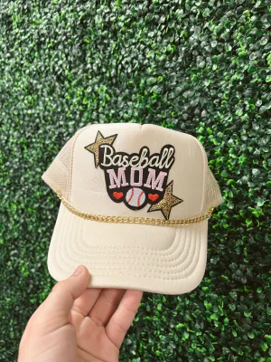 Baseball Mom Trucker Hat
