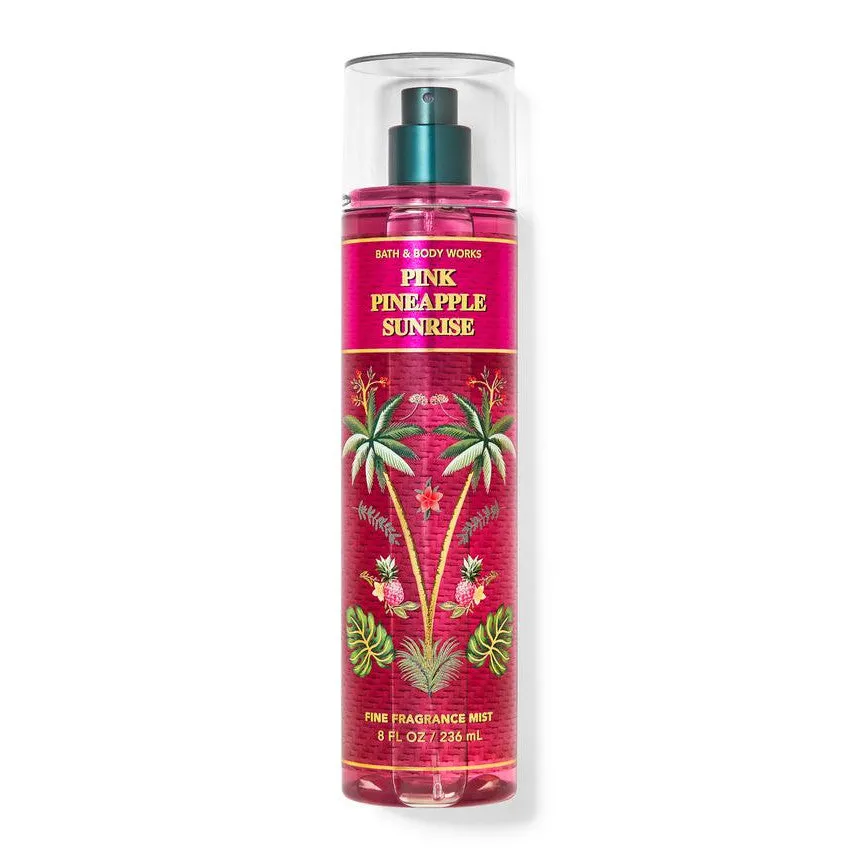 Bath & Body Works Pink Pineapple Sunrise Fragrance Mist For Women 236ml