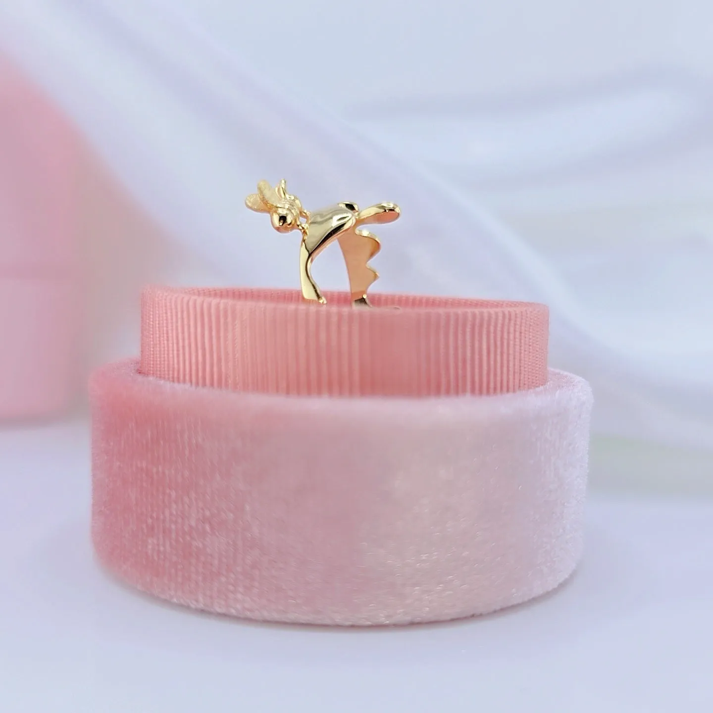 Bee & Dripping Honey Ring