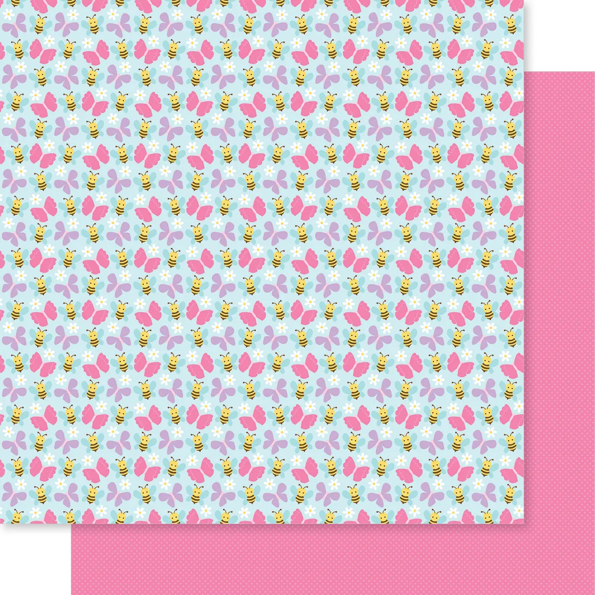 Bella Blvd - Just Because Collection - 12x12 Single Sheets - Cute Messengers / BB2877