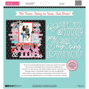 Bella Blvd - Just Because Collection - Coordinating - Cut Outs - You & Me / BB2657
