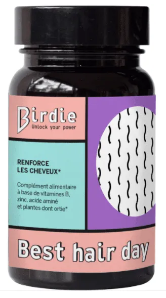 Birdie - Best Hair Day - Compléments Alimentaires "Renforce les cheveux" - 10.8g (Collection anti-gaspi)