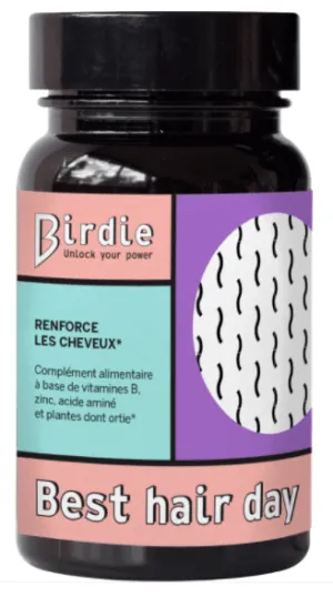 Birdie - Best Hair Day - Compléments Alimentaires "Renforce les cheveux" - 10.8g (Collection anti-gaspi)